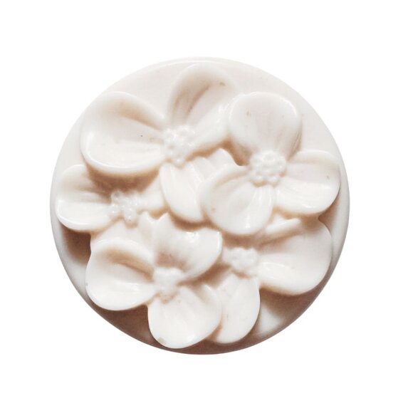 Lotion Bar 2 oz, Handmade, Round Flower (56 Fragrance Options) - Picture 4 of 6